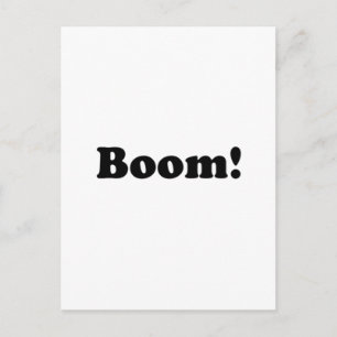 Boom! Postkarte