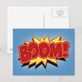 Boom! Postkarte (Vorne/Hinten)