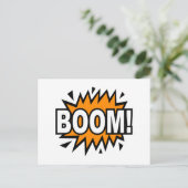 Boom Postkarte (Stehend Vorderseite)