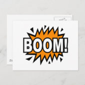 Boom Postkarte (Vorne/Hinten)
