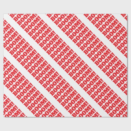 BOOM Professional elegant modern minimalist plain Geschenkpapier (Flach)