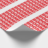 BOOM Professional elegant modern minimalist plain Geschenkpapier (Ecke)