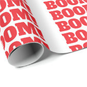 BOOM Professional elegant modern minimalist plain Geschenkpapier (Rolleneckpunkt)