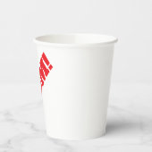 BOOM Professionell elegant modern minimalist schli Pappbecher (Links)