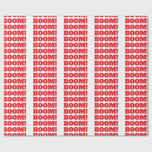 BOOM Professionell elegante moderne minimalistisch Geschenkpapier