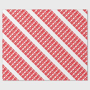 BOOM Professionelles elegantes modernes minimalist Geschenkpapier