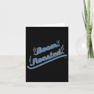 Boom Roasted Funny Graphic Grillen Türkei Erntedan Karte