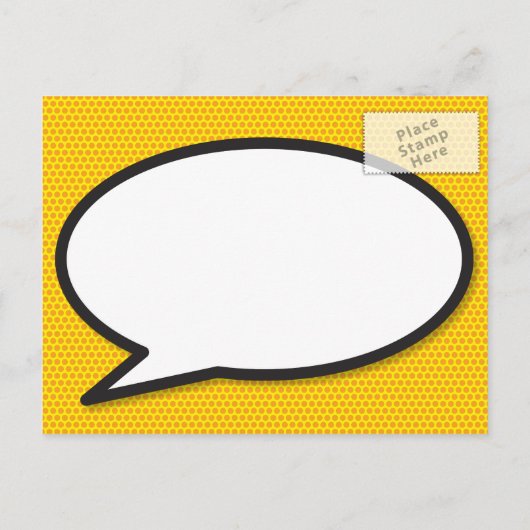 BOOM Save the Date Spaß Moderne Farben Ankündigungspostkarte (Rückseite)