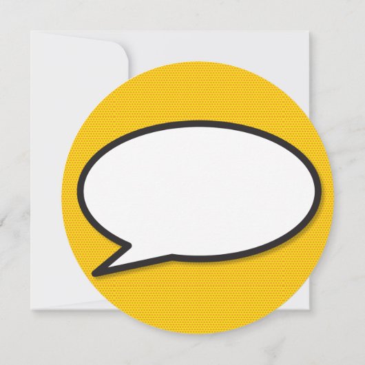 BOOM Save the Date Spaß Retro Comic Pop Kunst (Rückseite)