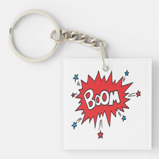 Boom Schlüsselanhänger (Vorderseite)
