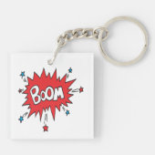 Boom Schlüsselanhänger (Rückseite)