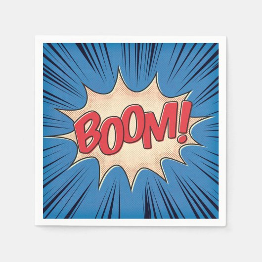 Boom! Serviette (Vorderseite)