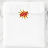 Boom! SFX CARTOON Runder Aufkleber (Tasche)