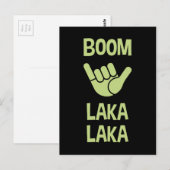 Boom Shaka Wave Postkarte (Vorne/Hinten)
