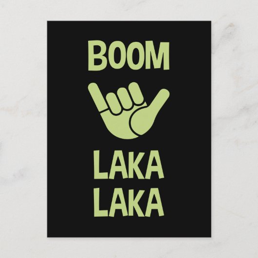 Boom Shaka Wave Postkarte (Vorderseite)