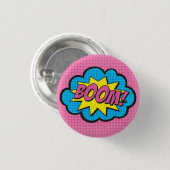 BOOM! Superhero-Button GV2 Button (Vorne & Hinten)