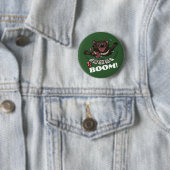 Boom! Tasmanian Devil Royal Flush Poker Cartoon Button (Beispiel)