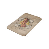 BOOM! Vintages Comic Buch Steampunk Pop Kunst Badematte (Schrägansicht)