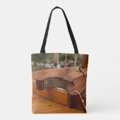 Boom Yoke Shoulle Tasche aus Holz (Rückseite)