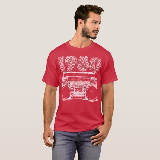 Boombox 1980 T-Shirt (Vorne ganz)