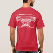Boombox 1980 T-Shirt (Rückseite)