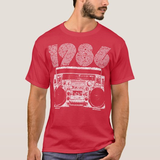Boombox 1986 T-Shirt (Vorderseite)