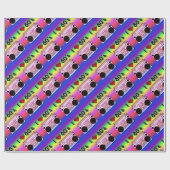 Boombox Achtzigerjahre Retro Geschenkpapier (Flach)