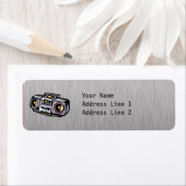 Boombox aus gebürstetem Metall (Insitu)