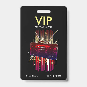 Boombox-Blast-VIP-Zugangspass Ausweis