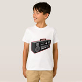 Boombox der 80er Jahre T-Shirt (Vorne ganz)