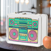 Boombox für den Retro-Cartoon Metall Brotdose