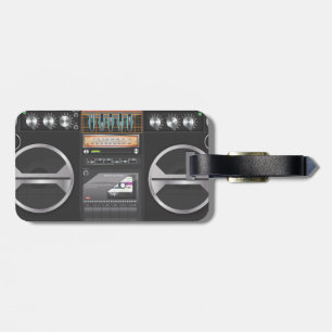 Boombox Ghetto Blaster Gepäckanhänger