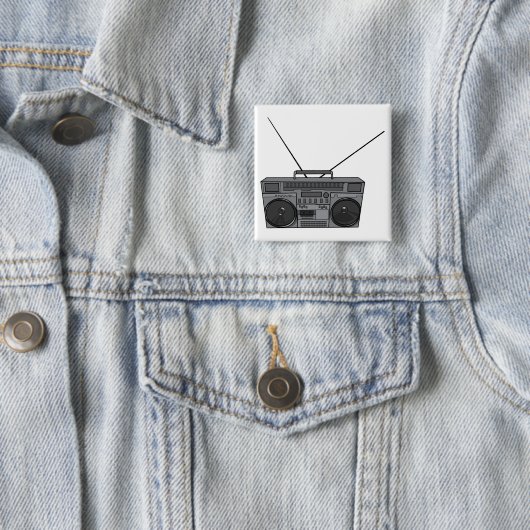 Boombox Ghetto Blaster Jambox Radio Cassette Button (Beispiel)