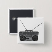 Boombox Ghetto Blaster Jambox Radio Cassette Button (Vorne & Hinten)