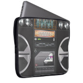 Boombox Ghetto Blaster Laptopschutzhülle (Vorne Rechts)