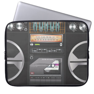 Boombox Ghetto Blaster Laptopschutzhülle