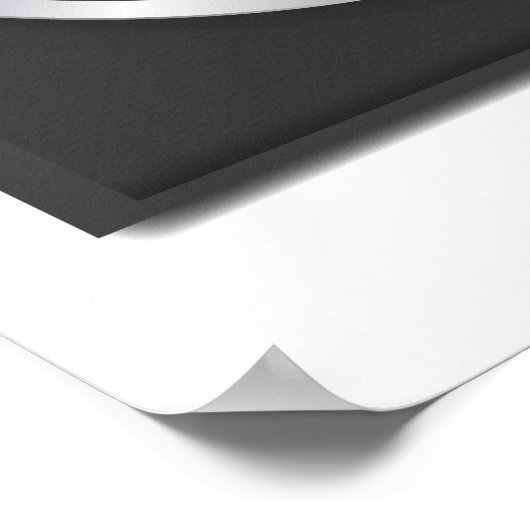 Boombox Ghetto Blaster Poster (Ecke)