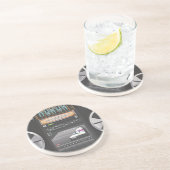 Boombox Ghetto Blaster Untersetzer (Seite)