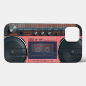 Boombox Ghettoblaster Retro Case-Mate iPhone Case (Rückseite (Horizontal))