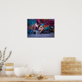 Boombox Girl Poster (Küche)