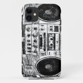 Boombox Graffiti Case-Mate iPhone Hülle (Rückseite)