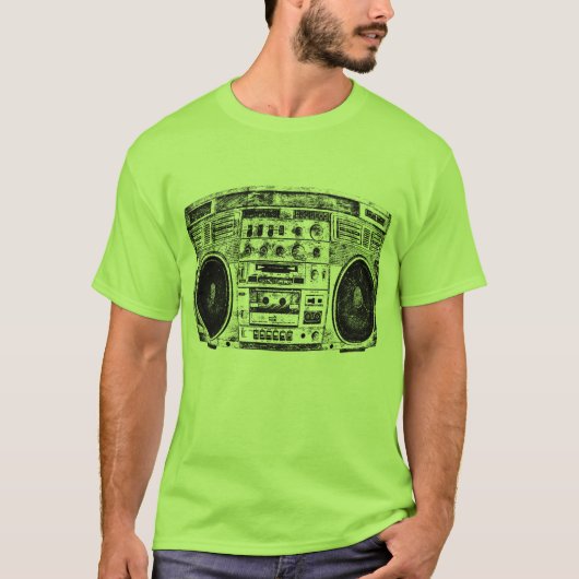Boombox Graffiti T-Shirt (Vorderseite)