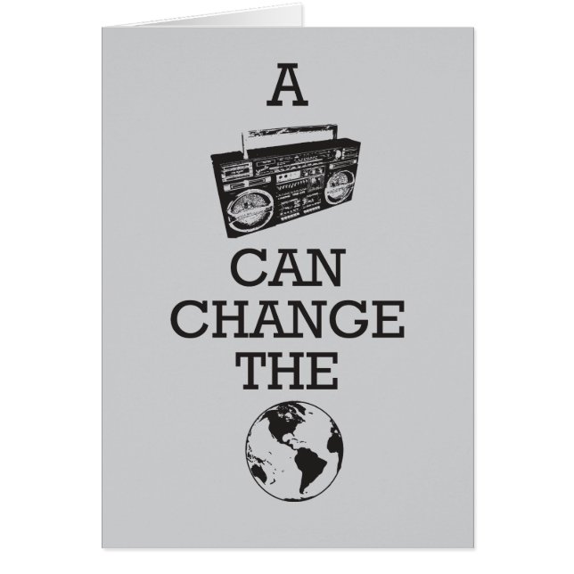 Boombox kann die Welt ändern (Vorne)