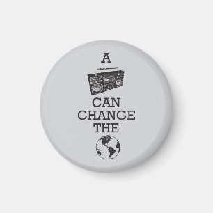 Boombox kann die Welt ändern Magnet