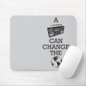 Boombox kann die Welt ändern Mousepad (Mit Mouse)