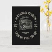 Boombox Karte (Gelbe Blume)