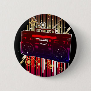 Boombox-Knall Button