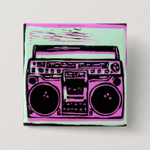 boombox Knopf Button