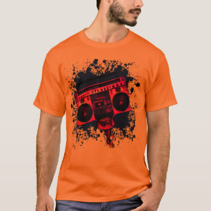 BoomBox Kopf Splattered T-Shirt