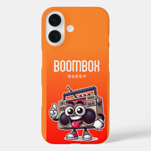 Boombox-Kumpel iPhone 16 Hülle